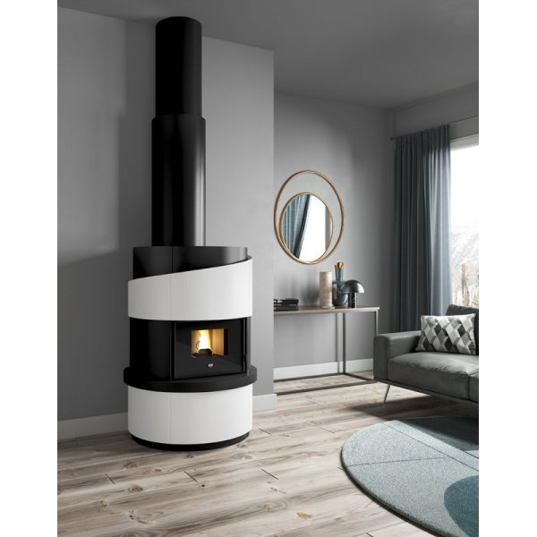 Camino a pellet Dante ventilazione frontale - 10 kw